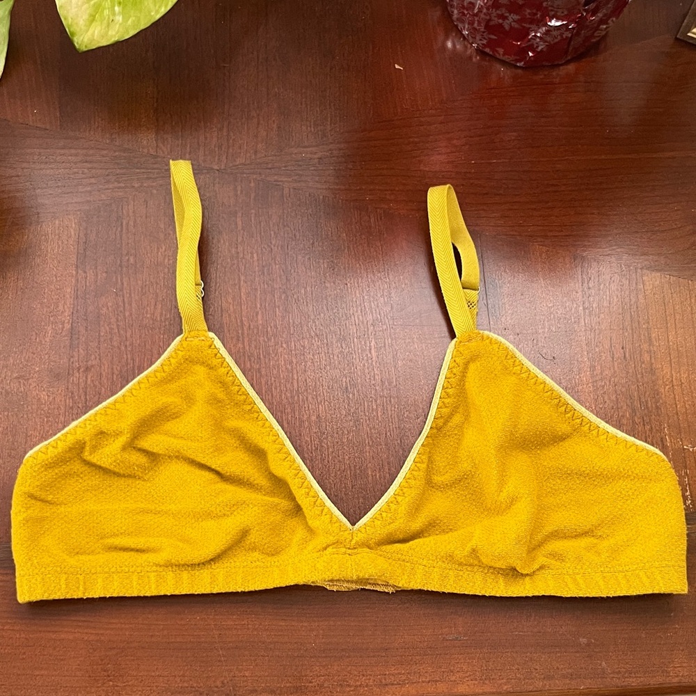 ARQ Mustard Triangle Bralette